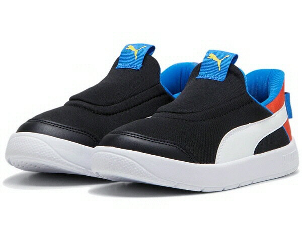 【送料込み(一部地域除く)】【キッズシューズ】PUMA(プーマ)コートフレックス V3 スリップテック 2 PSジュニアスニーカー 399734-01【470】