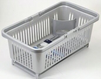 【キッチングッズ】パール金属キッチンメイトプラス PC 取っ手付水切りカゴ HC-164【590】