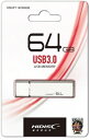 【メモリーカード】HIDISC(ハイディスク)USB 3.0 フラッシュドライブ 64GB 白 キャップ式 HDUF114C64G3【545】