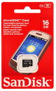 【メモリーカード】SanDisk(サンディスク)microSDHC 16GB Class4 SDSDQM-016G-B35【545】