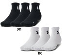 【スポーツカジュアルソックス】UNDER ARMOUR(アンダーアーマー)UA ローソックス(3足組) 1371937【750】