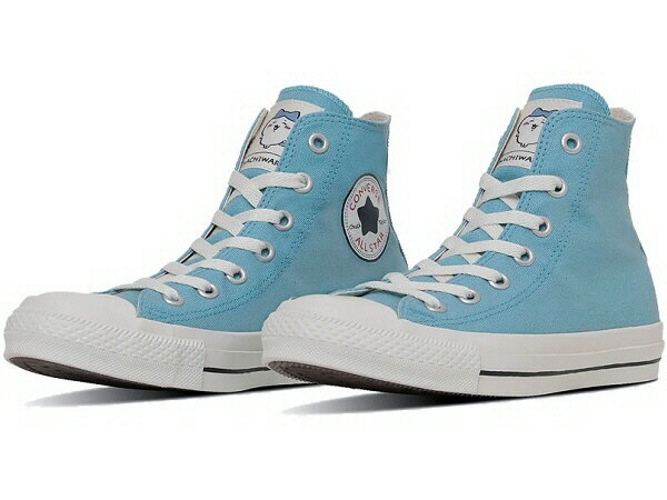 【送料込み（一部地域除く）】【カジュアルシューズ】CONVERSE（コンバース）オールスター CL HI ちいかわレディースハイカットスニーカー31314141 SAX/ハチワレ【470】