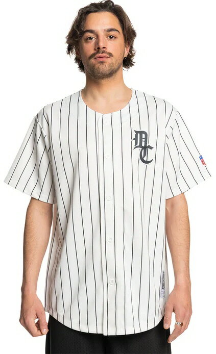 【送料込み(一部地域除く)】【スケートウエア】DC SHOES(ディーシーシューズ)SLUGGER JERSY ベースボールシャツ DSH251009-XWKW...
