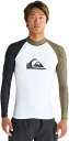 【送料込み(一部地域除く)】【マリン・水泳ウエア】QUIKSILVER(クイックシルバー)ALL TIME LR メンズ長袖ラッシュガード QLY251001【...