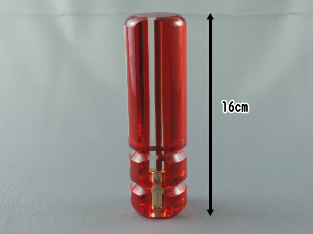 【トラック用品】JB　AC16 12-1.25(シフトノブ/板入六角ノブ/赤)　【500】