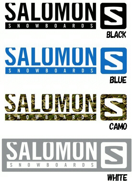 【スノーステッカー】SALOMON(サロモン)STICKER M(カッティングタイプ)SIZE:W270×H58mm【750】