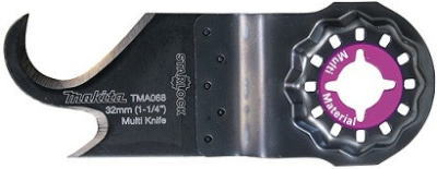 マキタ マルチツール先端工具 STARLOCKシリーズ カーペット、断熱材用ブレード TMA068SK 商品説明 用途　：　ターフ、カーペットの切断 カーペット、断熱材用ブレード ◆名称　：　ナイフ刃 ◆ブレードNo.　：　TMA068SK ◆部品番号　：　A-63993 ◆刃幅(mm)　：　− ◆刃長(mm)　：　− ◆山数　：　− ◆材質　：　炭素工具鋼 ◆切断能力(mm) 木材 − 樹脂 − 軟鋼非鉄 − 鉄板 − ※掲載商品の仕様、デザイン、生産国、発売時期は 予告なく 変更する場合がありますので、 　あらかじめご了承ください。 ※掲載画像の色彩は実際の商品及び印刷物と 　多少異なる場合があります。 ※メーカー希望小売価格はメーカーカタログに 　基づいて掲載しています。 発送詳細複数ご注文、またはメール便対応商品をご注文の場合は、ショッピングモールからの自動メールでは送料は確定しておりません。店舗よりメールにて確定送料をお知らせ致します。こちらの商品の送料は下記のとおりです。 ご注文確定前に必ずコチラをご確認の上ご購入をお願い致します・ご確認ください・配送について・返品、交換について{カテゴリ} makita　MAKITA　マルチツール　先端工具　スターロック