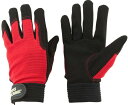 【作業手袋(表売場)】UNI WORLD(ユニワールド)WORKS HOMME(ワークスオム)on Red 人工皮革手袋1双 3750【410】