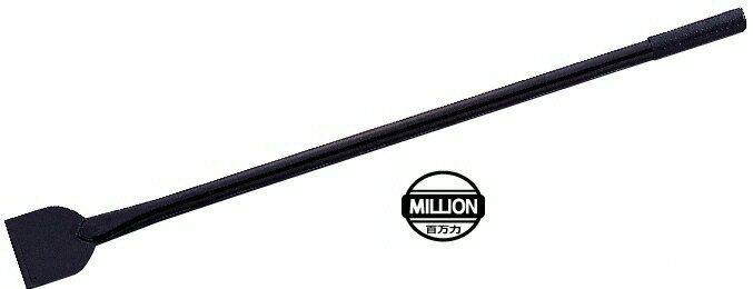 【送料込み(一部地域除く)】【大工工具】MOKUBA(モクバ印)ミリオン パイプケレン棒 長さ:1000mm E-28【452】