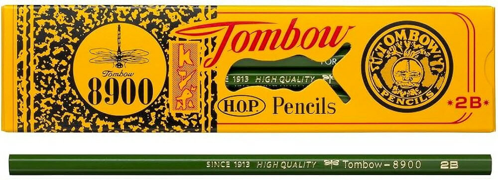 [문방구·사무용품] 잠자리 연필 연필 검정 2B 12개 6각축 8900-2B[620]