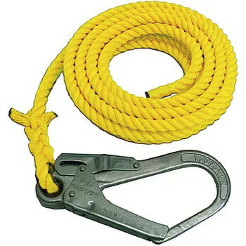 【送料込み(一部地域除く)】【荷造り用品】まつうら工業補助・誘導 介錯ロープ 長さ8m 黄【528】