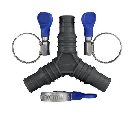樂天商城 - 【散水用品】takagi(タカギ)三ツ又ホース継手セット(CG) G153CGB【526】