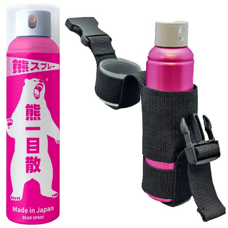 【釣り】TIEMCO 熊スプレー 熊一目散 ホルダー付き【510】のサムネイル