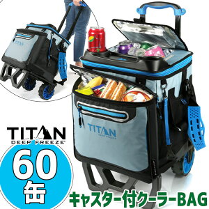 TITAN キャスター付き2WAY クーラーバッグ 22.5L★CALIFORNIA INNOVATION★大容量 アウトドア カリフォルニアイノベーション 多機能 キャスター ホイール キャンプ BBQ バーベキュー 釣り フィッシング 山登り 大容量 ソフトクーラーボックス 60缶