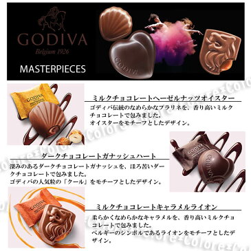★GODIVA ゴディバ★マスターピース 大容量 45粒入り★限定 チョコレート トリュフ お土産 MASTERPIECES バレンタイン ホワイトデー おもたせ ティータイム パーティー 高級 海外 ラッピング 個包装 お配り用 配布用 景品 ギフト プレゼント 贈り物 ハロウィン お菓子