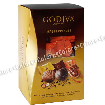 ★GODIVA ゴディバ★マスターピース 大容量 45粒入り★限定 チョコレート トリュフ お土産 MASTERPIECES バレンタイン ホワイトデー おもたせ ティータイム パーティー 高級 海外 ラッピング 個包装 お配り用 配布用 景品 ギフト プレゼント 贈り物 ハロウィン お菓子
