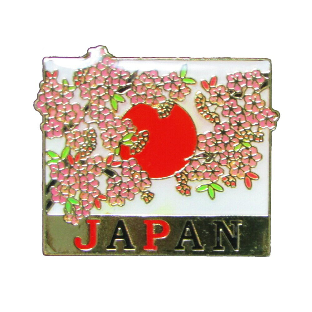自衛隊グッズ ピンバッジ ピンズ 日の丸・桜