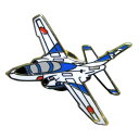 自衛隊グッズ ピンバッジ ピンズ ブルーインパルス T-4 左 斜め 自衛隊ピンバッジ 航空自衛隊
