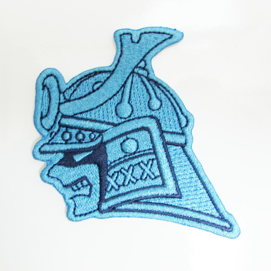 自衛隊 ワッペン 航空自衛隊 百里基地 第3航空団 第3飛行隊 青 パッチ ベルクロ無し 自衛隊グッズ 自衛隊ワッペン