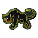 自衛隊 ワッペン 築城基地 第8飛行隊 尾翼マーク パッチ 黒ヒョウ ベルクロ付き 自衛隊グッズ 航空自衛隊