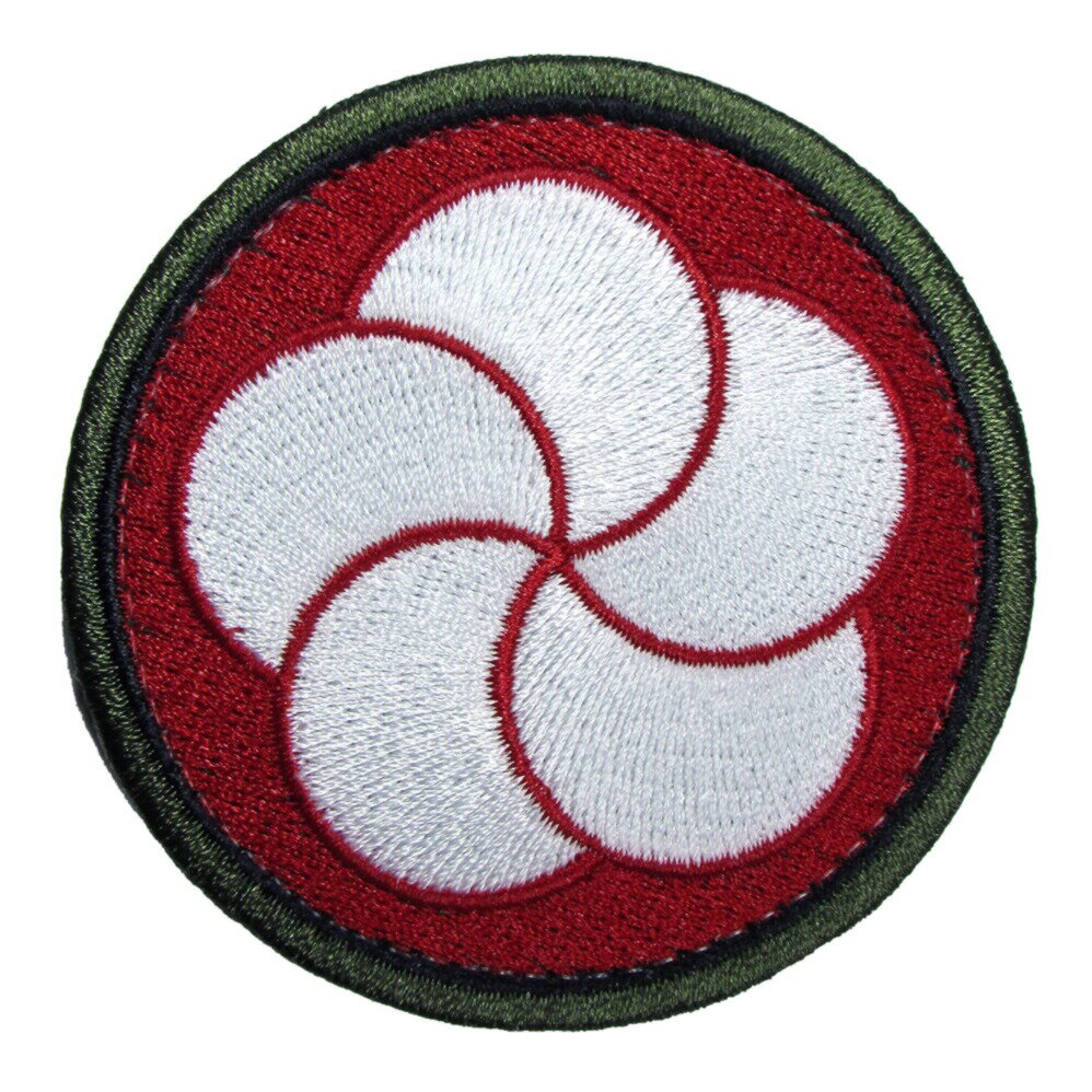 自衛隊 ワッペン 新田原基地 第305飛行隊 尾翼マーク パッチ 鉾と弓 ベルクロ付き 自衛隊グッズ 航空自衛隊