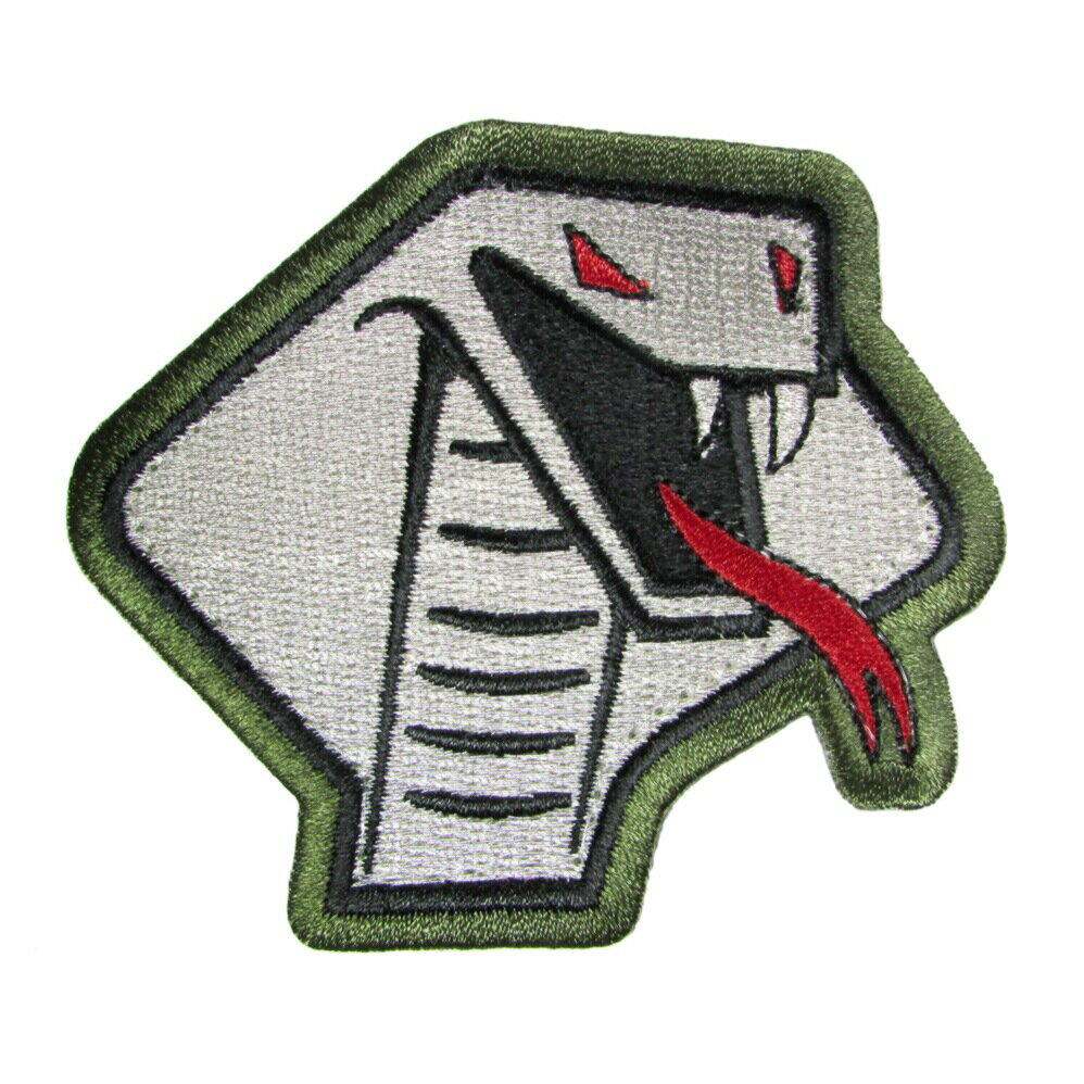 自衛隊 ワッペン 小松基地 飛行教導群 アグレッサー 尾翼マーク パッチ コブラ ベルクロ付き 自衛隊グッズ 航空自衛隊