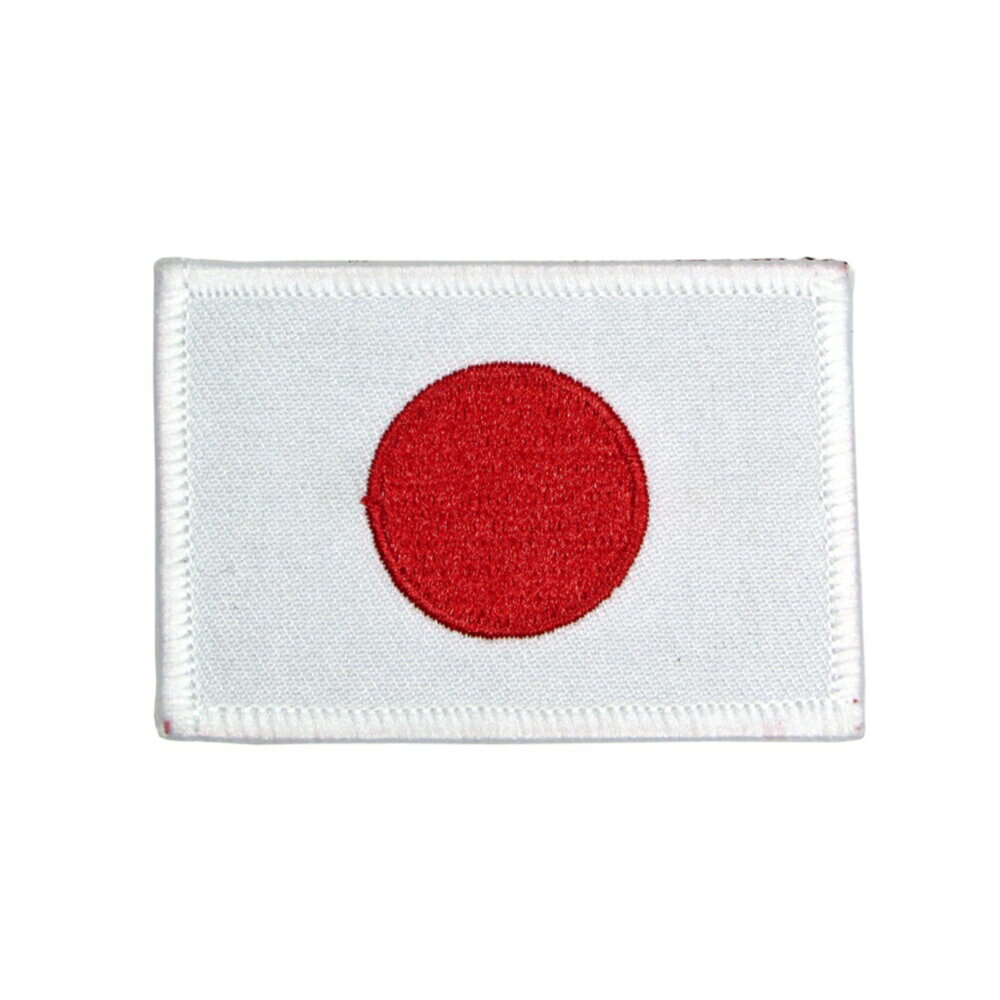 自衛隊 ワッペン 日章旗 日の丸 パッチ 40mm×60mm ベルクロ付 自衛隊グッズ 自衛隊ワッペン