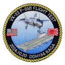 自衛隊 ワッペン 海上自衛隊 護衛艦かが F-35B 発着艦記念パッチ ベルクロ付 自衛隊グッズ 自衛隊ワッペン