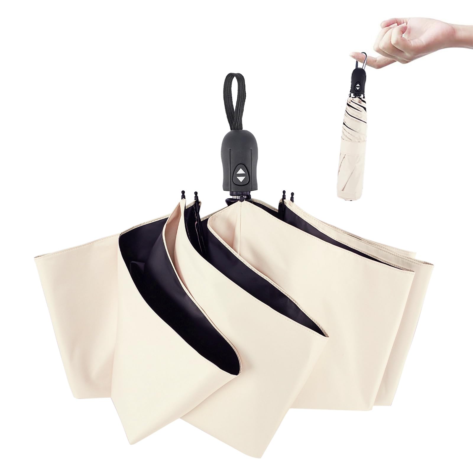 日傘 超軽量 189g-199g UVカット率 100% 完全遮光 遮熱 ワンタッチ自動開閉 折りたたみ傘 コンパクト 折り畳み日傘 紫外線遮断 耐風撥水 晴雨...