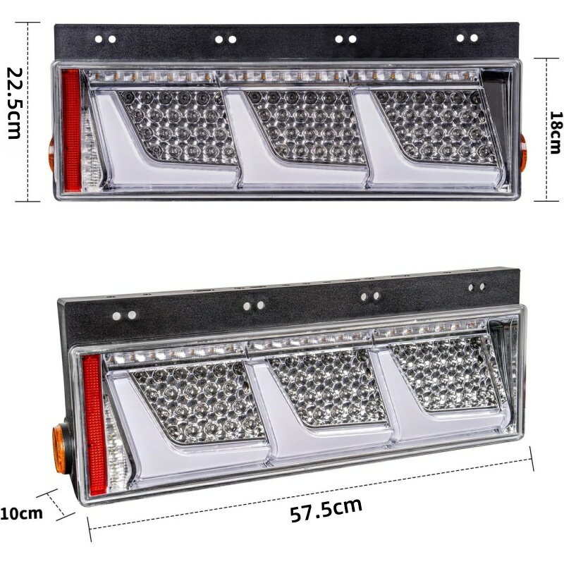 楽天市場】トラックテールランプ led 三連の通販