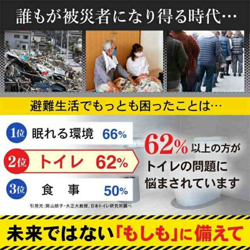 簡易トイレ 災害用トイレセット 12回分 折りたたみ式 凝固剤付 車中泊 非常用 携帯トイレ 介護 防災 台風 洪水 災害 断水 ポータブル アウトドア 非常用簡易トイレ 防臭袋 アウトドア 介護用 防災 携帯トイレ 台風 洪水 災害時 断水時 簡単使用 長期保存 防災士監修 blueskystore-10000598 ブルースカイストアージャパン サンプル画像3