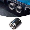 BMW mini 車用マフラーカッター ステンレス鋼と炭素繊維製, 適応車種 MINI F54/F55/F56/F57/F60 マフラーカッターミニクーパー S R55/S R56 マフラーカッター (105mm*115mm)