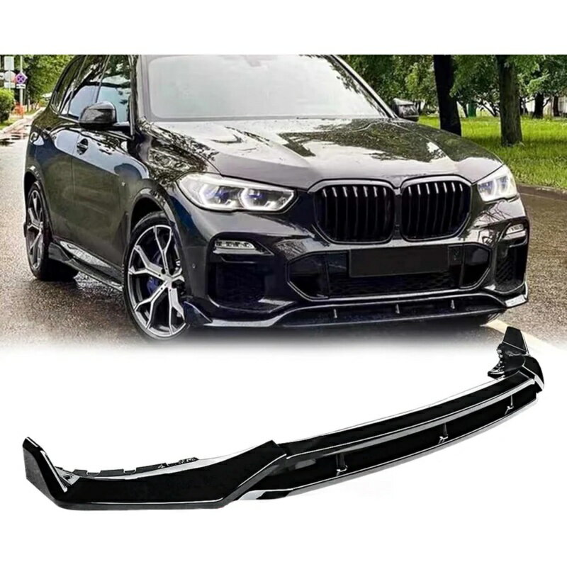 BMW X5 フロントスポイラー 2019-2023 BMW G05 X5 Mスポーツ 専用 リップスポイラー フロントリップ AB..
