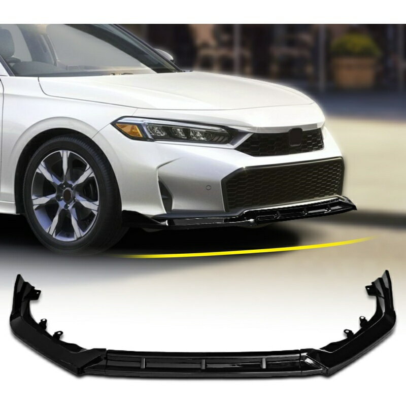 シビック FL1 FL4 後期型用 フロント リップスポイラー エアロ パーツ カスタム 外装パーツ アクセサリ..