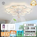 シーリングファンライト 2024 LED 12畳 節電 省エネ 調光調色 北欧 ファン付き照明 扇風機 風量調節 静音 空気循環 エコ シーリングライト ファンライト