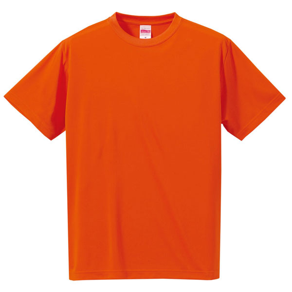 Tシャツ キッズ メンズ レディース 半袖 無地 オレンジ 橙 130 140 150 160 ドライ 速乾 スポーツ uv tシャツ シャツ トップス 男 女 ユニセックス ポリエステル100% 丈夫 カジュアル 子供 ジュニア ブランド カット おしゃれ かっこいい カラー 色 シンプル ゆったり 吸汗