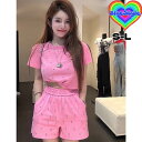 韓国 子供服 韓国 レディースセットアップ レディース韓国服 可愛い セットアップ 2点セット 上下セット 着回しコーデ bluestyle BlueStyle...