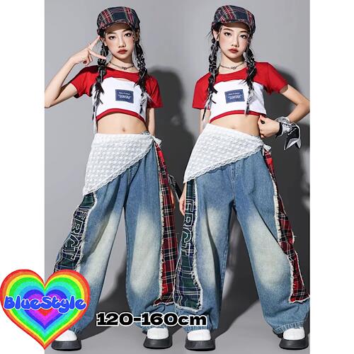 韓国 子供服 キッズダンス衣装 セットアップ ヒップホップ ストリート 女の子 セットアップ 韓国 キッ..