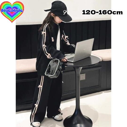 乐天商城 - 韓国 子供服 韓国キッズ服 女の子 セットアップ GIRLS セットアップ GIRLS 2点セット 2点セット 着回しコーデ 上下セット お出かけコーデ ダンス bluestyle ダンス 練習着 春 秋 冬コーデ