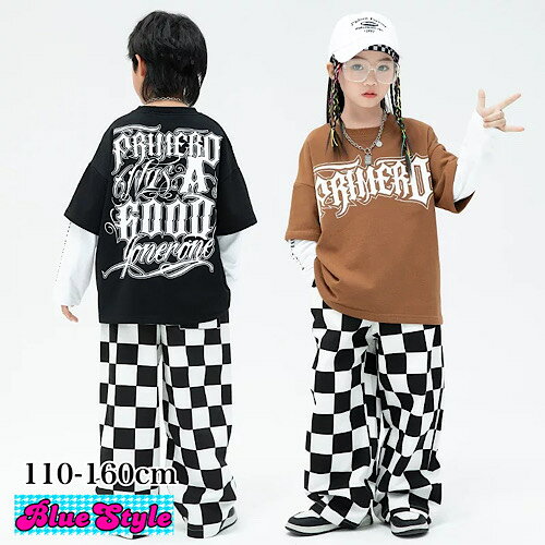 乐天商城 - 韓国 子供服 キッズダンス衣装 セットアップ ヒップホップ ストリート 男の子 セットアップ 韓国 キッズ服 ティーンズ キッズ 男の子 女の子 ガールズ HIPHOP BlueStyle ブルースタイル 春夏服 ダンスセットアップ オールシーズン