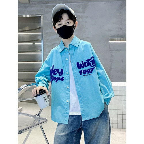 【予約商品】【送料無料】【レビュー投稿でクーポンGET！】 韓国 子供服 韓国キッズ服 薄手アウター BOYSアウター 秋服 シャツ アウター お出かけコーデ ダンス ユニセックス 男女兼用 bluestyle ブルースタイル BlueStyle 韓国風 男の子 トップス ギャル 子供服 ギャル服 2
