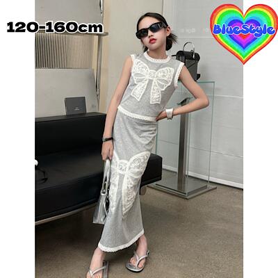 韓国 子供服 韓国キッズ服 女の子 セットアップ GIRLS セットアップ 2点セットBlueStyle bluestyle ブルースタイル 着回しコーデ 上下セット 可愛い キッズ服 韓国風 ギャル 子供服 春 夏 夏コーデ ギャル キッズ服