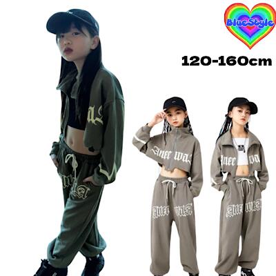 韓国 子供服 キッズダンス衣装 セットアップ ヒップホップ ストリート 男の子 セットアップ 韓国 キッズ服 ティーンズ キッズ 男の子 女の子 ガールズ HIPHOP BlueStyle ブルースタイル 春夏服 ショート