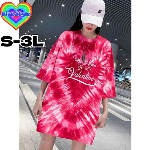 韓国 レディース服 韓国 レディース トップス レディース 韓国服 Tシャツ シンプル Tシャツ 着回しコーデ 体型カバー 半袖Tシャツ ブルースタイル BlueStyle オーバーサイズ 原色カラー