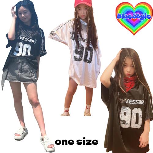 乐天商城 - 韓国 レディース服 韓国 レディース トップス レディース 韓国服 Tシャツ シンプル Tシャツ 着回しコーデ 体型カバー 半袖Tシャツ ブルースタイル BlueStyle オーバーサイズ 原色カラー