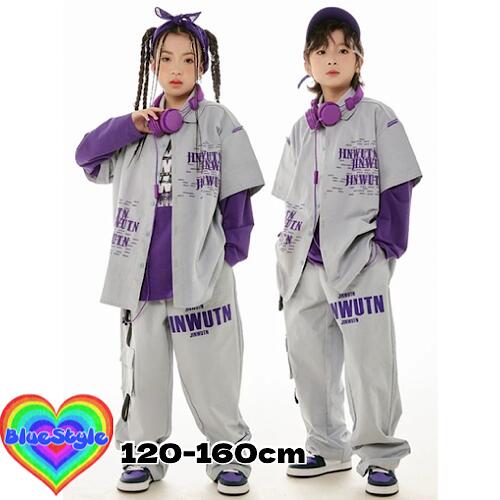 乐天商城 - 韓国 子供服 韓国キッズ服 男女兼用 セットアップ ダンス セットアップ 男女兼用 3点セット 着回しコーデ 上下セット お出かけコーデ ダンス bluestyle 春服 春コーデ 春夏 女の子 2点セット ダンス衣装 ギャル 服 子供 男の子セットアップ