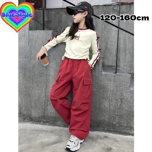 乐天商城 - 韓国 子供服 キッズダンス衣装 セットアップ ヒップホップ ストリート 女の子 セットアップ 韓国 キッズ服 ティーンズ キッズ 女の子 ガールズ HIPHOP BlueStyle ブルースタイル ショート 上下セット