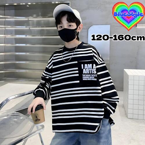 乐天商城 - 韓国 子供服 韓国キッズ服 男の子 トップス 男の子 Tシャツ 可愛い トップス ユニセックス パーカー お出かけコーデ ブルースタイル 女の子 Tシャツ ダンス トップス 春服 春夏 春コーデ
