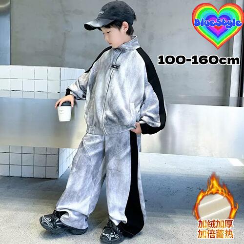 乐天商城 - 韓国 子供服 韓国キッズ服 男女兼用 セットアップ ダンス セットアップ 男女兼用 2点セット 着回しコーデ 上下セット お出かけコーデ ダンス bluestyle 春服 春コーデ 春夏 女の子 2点セット ダンス衣装 ギャル 服 子供 男の子セットアップ