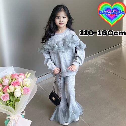乐天商城 - 韓国 子供服 キッズダンス衣装 セットアップ ヒップホップ ストリート 女の子 セットアップ 韓国 キッズ服 ティーンズ キッズ 女の子 ガールズ HIPHOP BlueStyle ブルースタイル ショート 上下セット